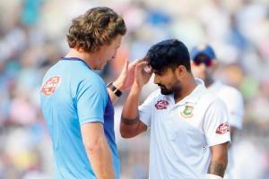 Liton Das, Nayeem Hasan replaced over concussion fears