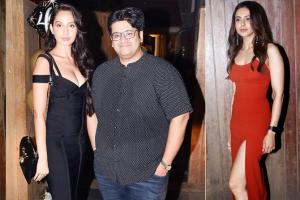 Rakul Preet, Nora Fatehi, Divya Khosla at Milap Zaveri's birthday bash