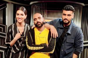Arjun Kapoor and Kriti Sanon indulge in WWE