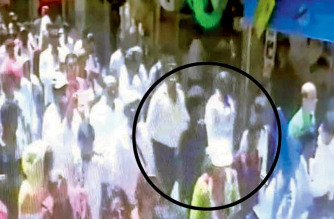 A CCTV camera footage shows Tarun Gupta in a political rally