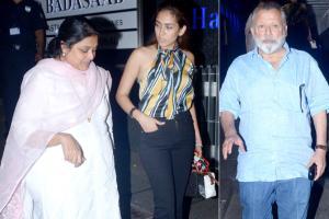 Mira Kapoor dines out with in-laws Pankaj Kapur and Supriya Pathak