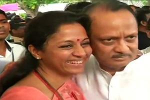 'I am in NCP, will stay in party,' says Ajit Pawar, welcomed with a hug