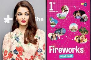 Aishwarya Rai Bachchan features on French workbook cover