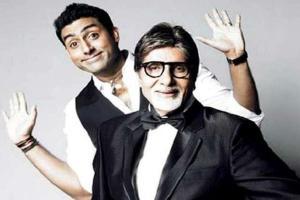Abhishek pays tribute to Amitabh Bachchan as he completes five decades