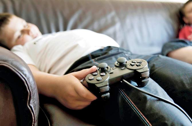 The survey found 59 per cent of children in the 11-15 year age group spent more than two hours a day on their smart phones/TVs/Laptops