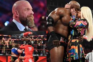 WWE Raw: All-out brawl ahead of Survivor Series; Lana kisses Lashley