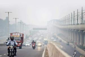 Delhi's air quality improves to moderate category, AQI drops to 158