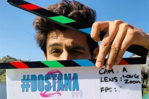 Kartik Aaryan begins shooting for Dostana 2; will it be double the fun?