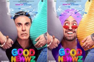 Akshay, Diljit squeezed between Kareena, Kiara's baby bumps