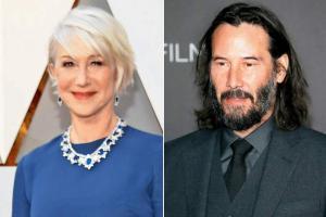 Helen Mirren: Flattering to be mistaken for Keanu Reeves' girlfriend