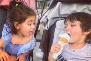 Inaaya drooling over Taimur's ice-cream is the cutest thing ever!