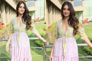 Ileana D'Cruz stuns in plunging neckline outfit at Pagalpanti promotion
