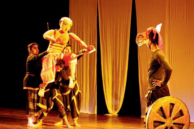 A children’s play that Junoon produced being staged