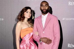 Kanika Kapoor attends a campaign launch event with rapper Ricky Rick