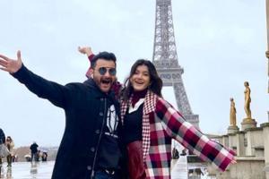 Sanjay Kapoor and Shanaya Kapoor arrive in Paris for Le Bal