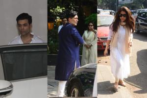Manish Malhotra's father dies, Bollywood celebrities arrive to offer co