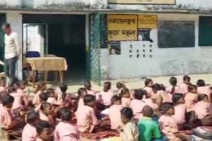 85 students served 1 litre milk diluted in 1 bucket water in UP school