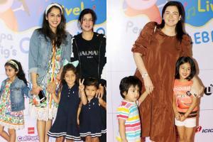 Isha Koppikar, Urvashi Sharma, Shveta Salve, Roshni Chopra with kids