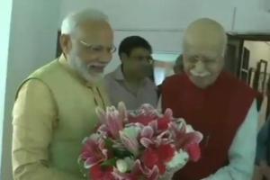 Narendra Modi, Amit Shah and VP Naidu met LK Advani on 92nd birthday