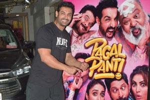John Abraham attends special screening of 'Pagalpanti'
