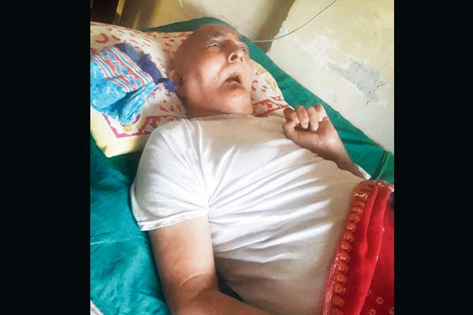 Shaban Pirani, who is suffering from dementia and is bedridden