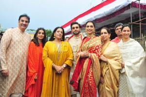 Ranveer Singh, Deepika Padukone and family seek blessings at Tirupati