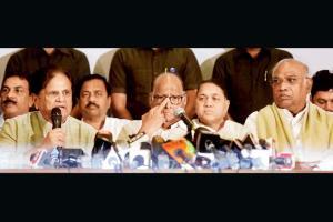 NCP wants share in chief minister's office, Congress ministries