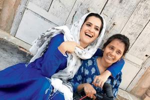 Sona Mohapatra and Deepti Gupta in Vrindavan