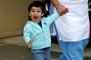 This is what Taimur Ali Khan is doing on the sets of Laal Singh Chaddha