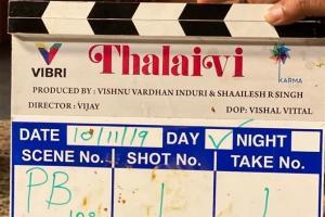 Shooting for Kangana Ranaut starrer Thalaivi begins