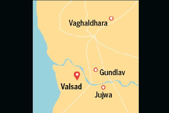 Gundlav, Vaghaldhara and Jujwa villages. MAP/UDAY MOHITE