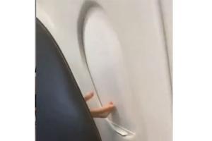 Viral video: Two men fight it out for window shade