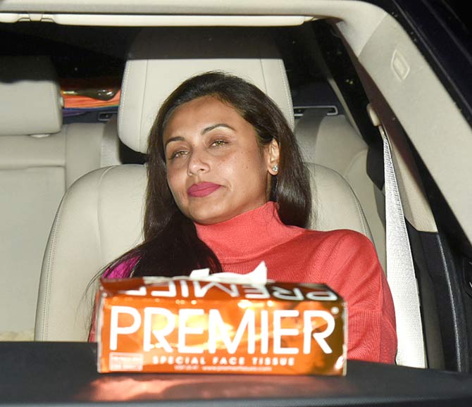 Rani Mukerji and other celebs attended the special screening of War at YRF Studios in Andheri, Mumbai. War is the first film were Hrithik Roshan and Tiger Shroff are pitted against each other. The film also stars Vaani Kapoor, who is paired opposite Hrithik. All pictures/Yogen Shah