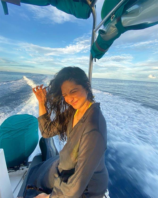 Rhea Kapoor shared this breezy picture on Instagram and captioned it, 