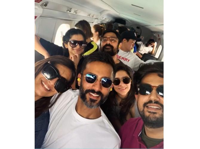 Well, it was for Karan Boolani's birthday on October 5, that the Kapoor and Ahuja clan set off to the Maldives for some downtime.