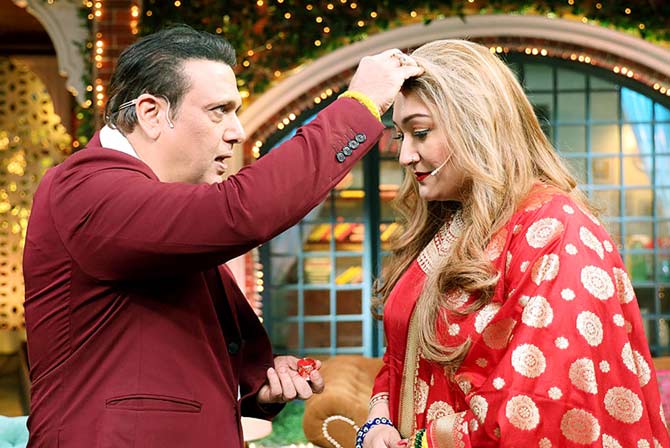 Tina Ahuja, Govinda's daughter made a revelation that dad can sleep anywhere anytime. He takes more time to get ready and is very conscious about his looks. He keeps himself up to date all the time.