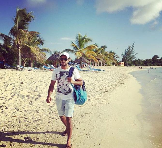 Shardul Thakur shared this photo from a trip to the Carribean. He loves the beach life and goes jet skiing when he gets the opportunity.