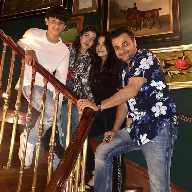 This one's from Sanjay Kapoor's New York vacation diary in 2019.
Talking about his professional life, Sanjay Kapoor made his Bollywood debut with 1995 film Prem, opposite Tabu. He later went on to star opposite Madhuri Dixit in Raja. Though his debut went flop, his second Bollywood outing became a hit!