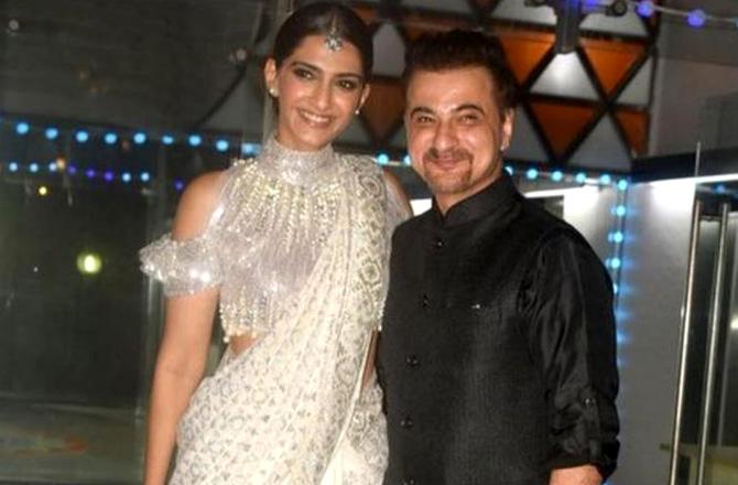Sonam Kapoor and Sanjay Kapoor in The Zoya Factor: In the same year, after sharing screen space with father, Sonam Kapoor shared screen space with uncle-actor Sanjay Kapoor. Sanjay Kapoor played the father of Zoya, essayed by Sonam, in the film The Zoya Factor. He said as uncle and niece, they got a chance to spend quality time, and working with a family member is always a good idea.