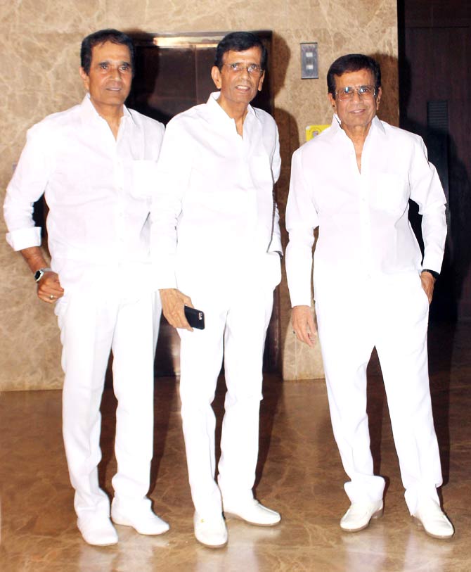 Brothers Abbas-Mustan and Hussain also attended Ramesh Taurani's Diwali party at his residence in Bandra.