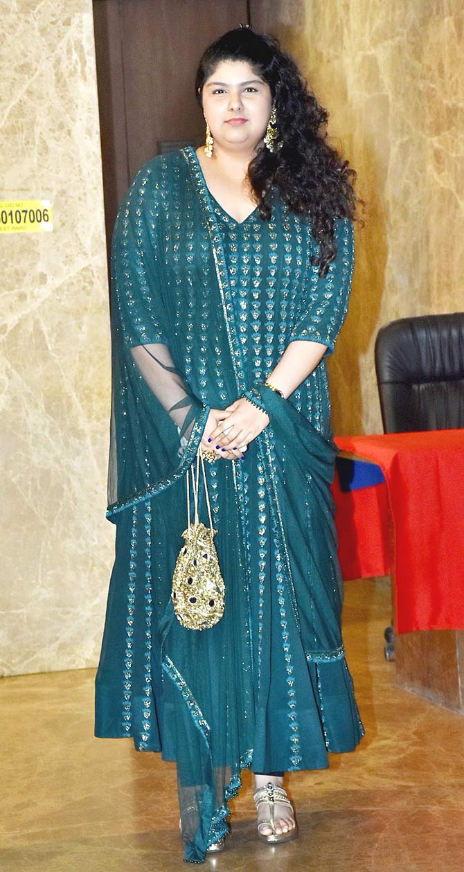Arjun Kapoor's sister Anshula also attended Ramesh Taurani's Diwali party at his residence in Bandra.