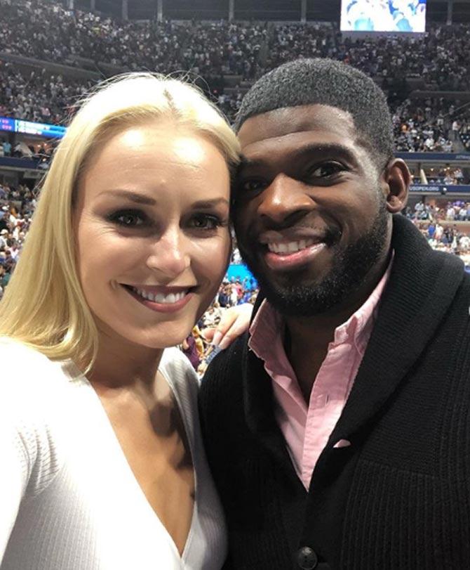 Lindsey Vonn and her fiance PK Subban are very mushy and romantic!