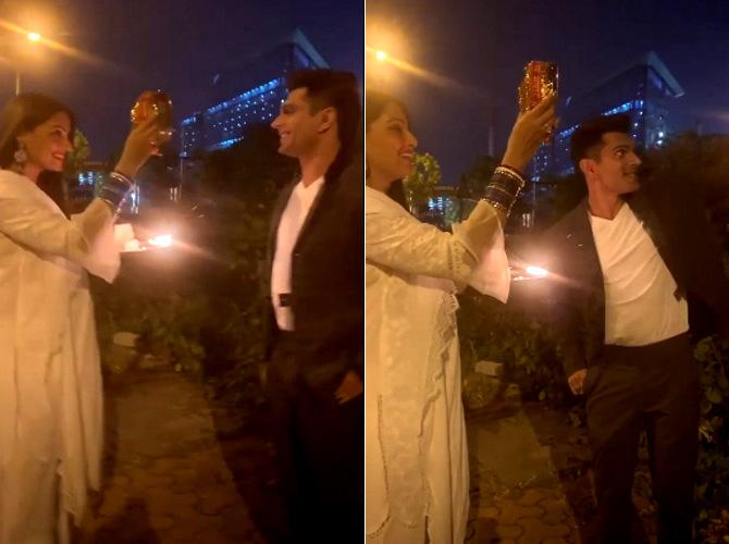 Bipasha Basu: The oh-so-in-love couple Bipasha Basu and Karan Singh Grover fast for each other every year on this occasion. Bips shared a videos and pictures of the celebratory night and wrote alongside, 