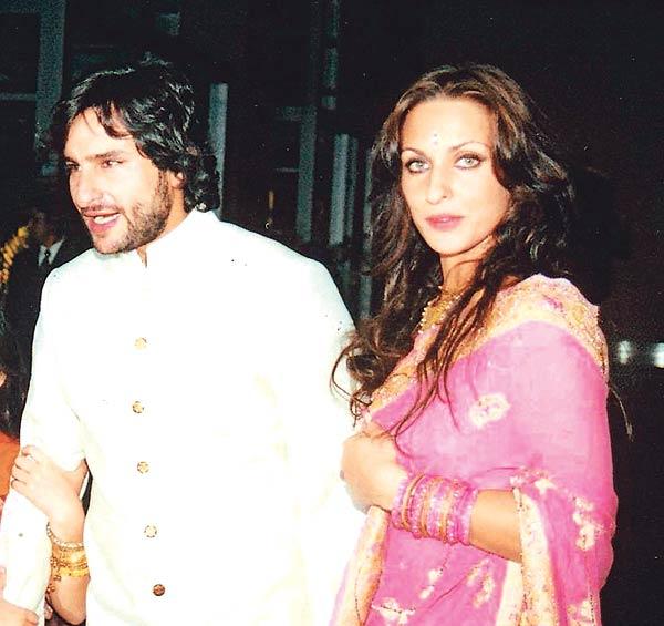 Saif Ali Khan and Rosa Catalano: After walking out of his 13-year marriage with Amrita Singh, the suave Saif found love in the arms of the Italian model. The relationship did not last beyond three years.