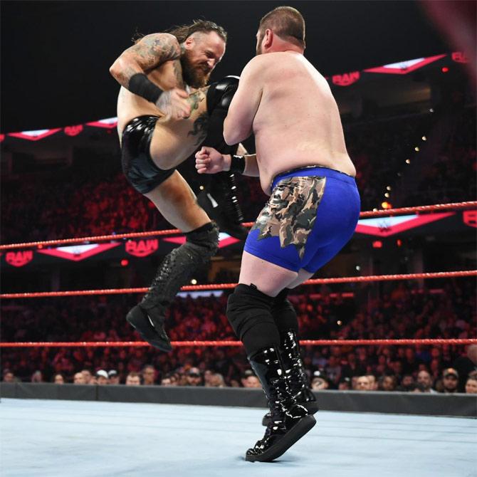 Aleister Black, known as the Dutch Destroyer, found an opponent in local Jason Reynold but made short work of him