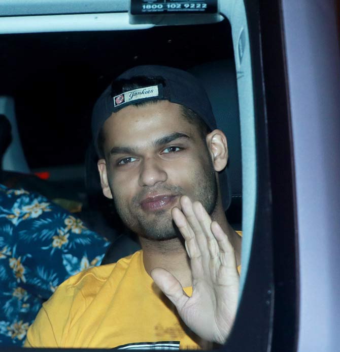 Karan Kapadia, who made his Bollywood debut with Blank, also attended the special screening of Housefull 4 at YRF Studios in Andheri.