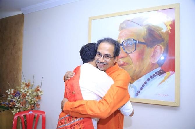 Soon after Aaditya won, the Yuva Sena leader took to Twitter and shared photos of him celebrating. While addressing a press conference, Uddhav said, 