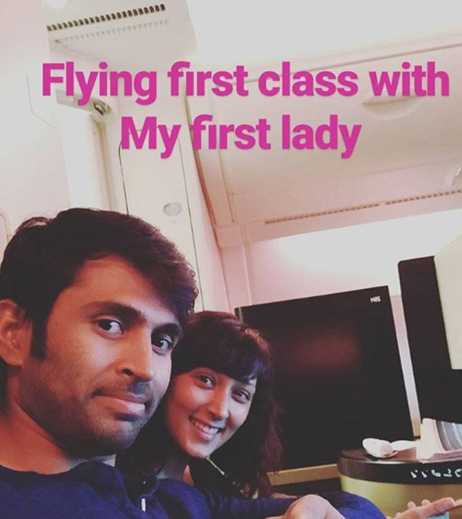 Abhishek Nayar's wife Natasha is a hair and make-up artist.