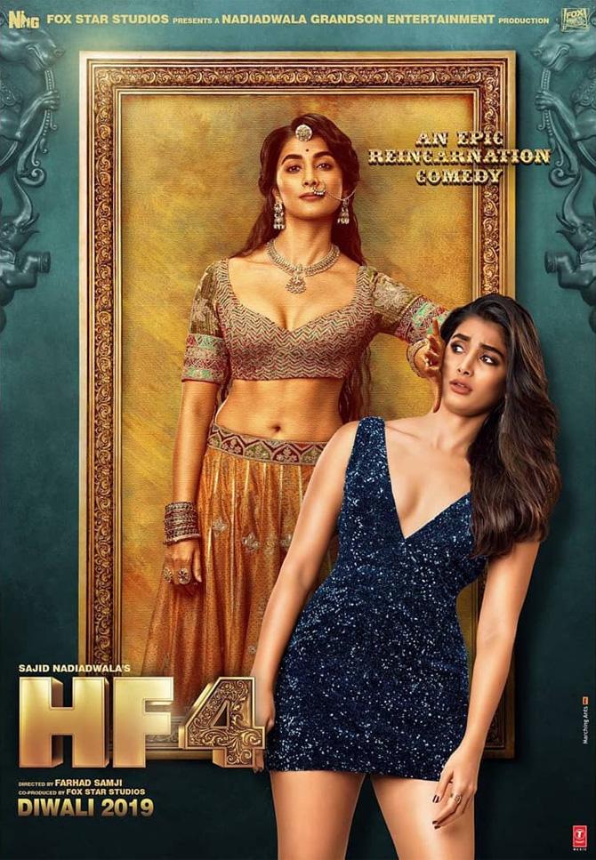 Pooja Hegde: Another actor who went back in time in Ashutosh Gowariker's period drama Mohenjo-Daro, Pooja Hegde plays Rajkumari Mala and also Pooja in this film.
The makers of Housefull 4 described her character on social media saying, 