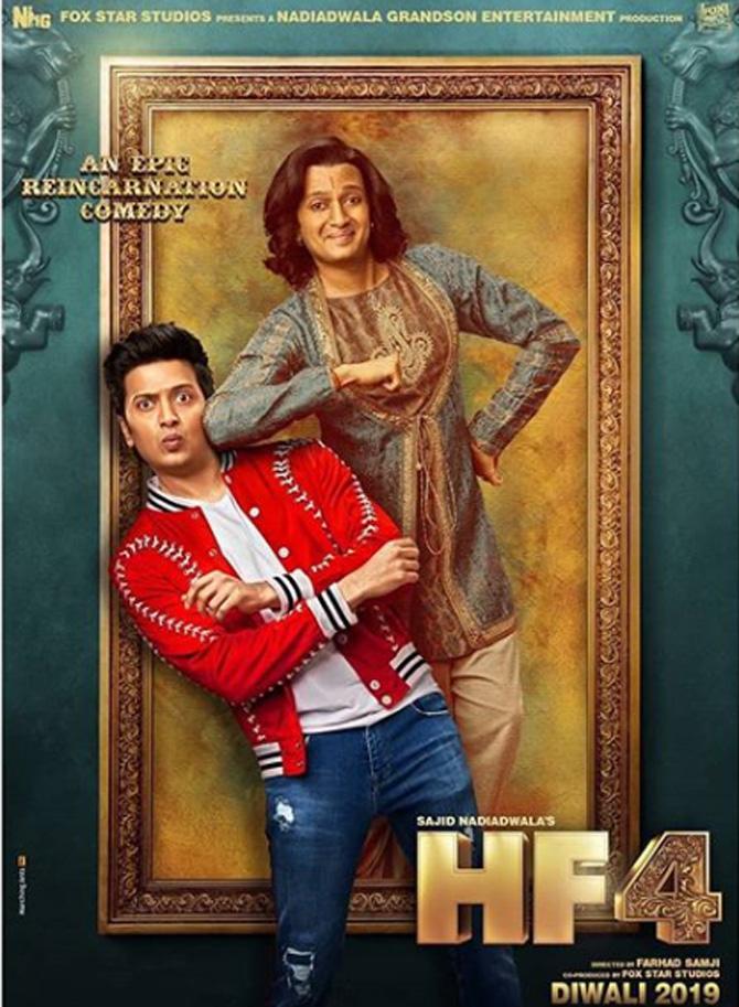 Riteish Deshmukh: Another actor known for impeccable comic timing, Riteish Deshmukh essays the roles of an effeminate Kathak dancer, Bangdu Maharaj and Roy.
The makers of Housefull 4 described his character on social media saying, 